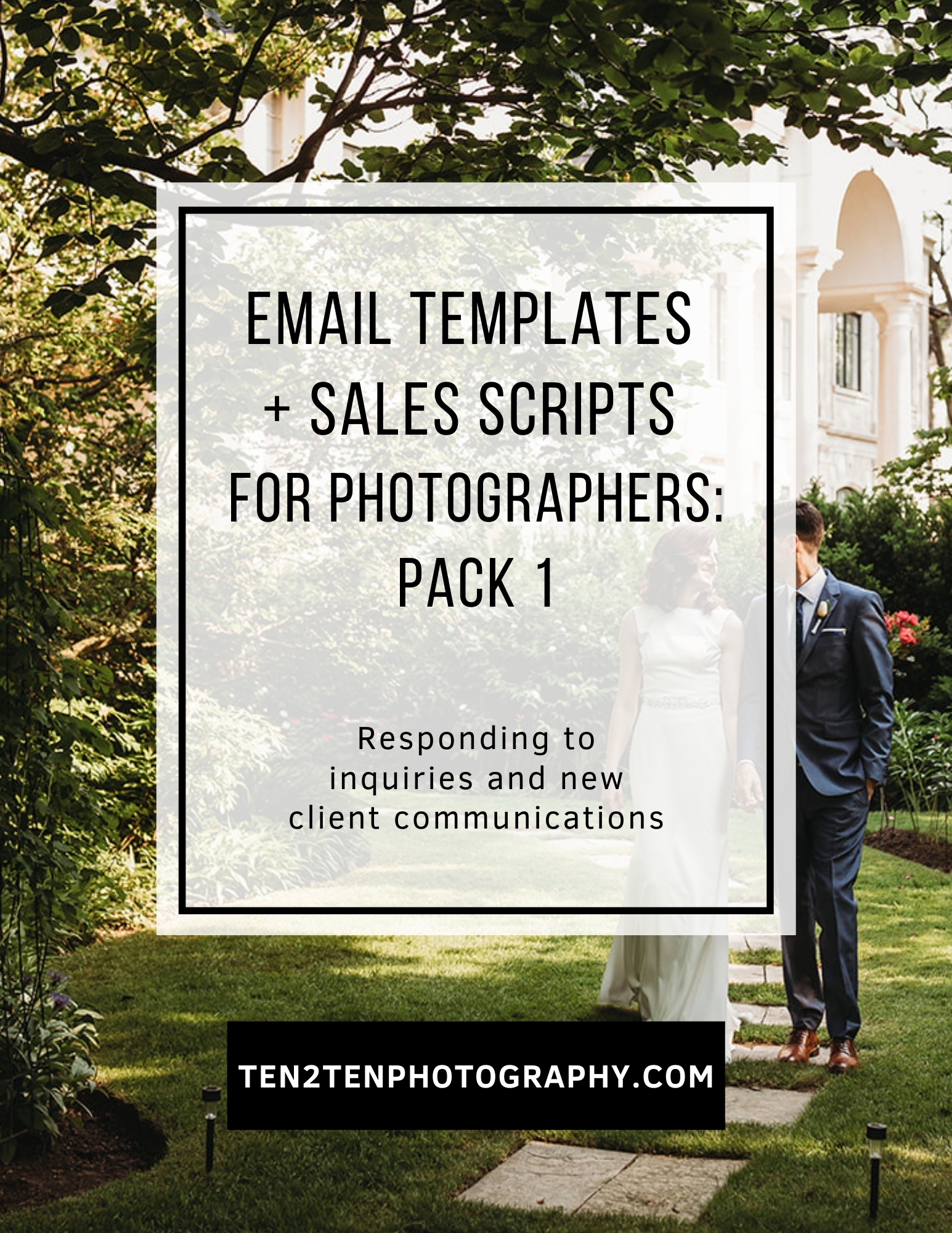 Email Templates for Photographers ALL Ten·2·Ten Photography